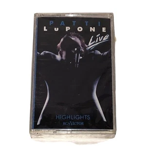 Patti LuPone: Patti LuPone Live! (Highlights) - 1993 Cassette Tape Sealed - Picture 1 of 8
