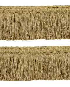 Bullion Fringe on Fancy Braid - Gold 130mm. Price is for 1 metre - Picture 1 of 1