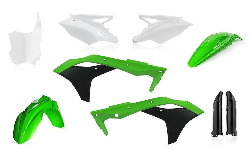 Kit completo de plástico Acerbis Stock Colors 17 para Kawasaki KX 250 F 2017 Foto 1 de 1