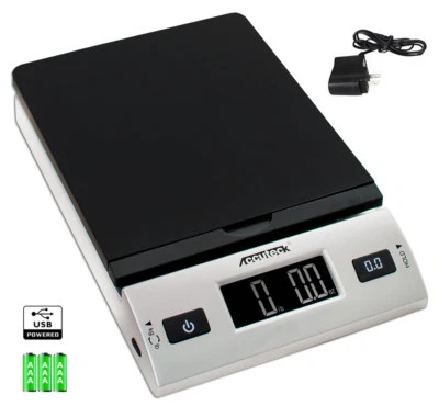 Accuteck DreamSilver 86Lbs Digital Postal Scale Shipping Scale W/ USB&AC Adapter - Image 1 of 4