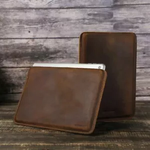 Luxury Genuine Leather Bag Pouch For iPad Mini 6 8.3" Mini 5 4 3 2 1 Sleeve Case - Picture 1 of 16
