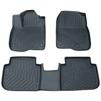 3D Floor Mats Liner Carpets For 2023-2025 Honda CR-V TPE Rubber All Weather Foto 1 de 4