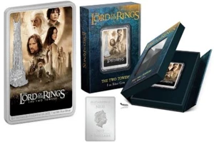 LOTR THE TWO TOWERS SILVER COIN - Bild 1 von 4