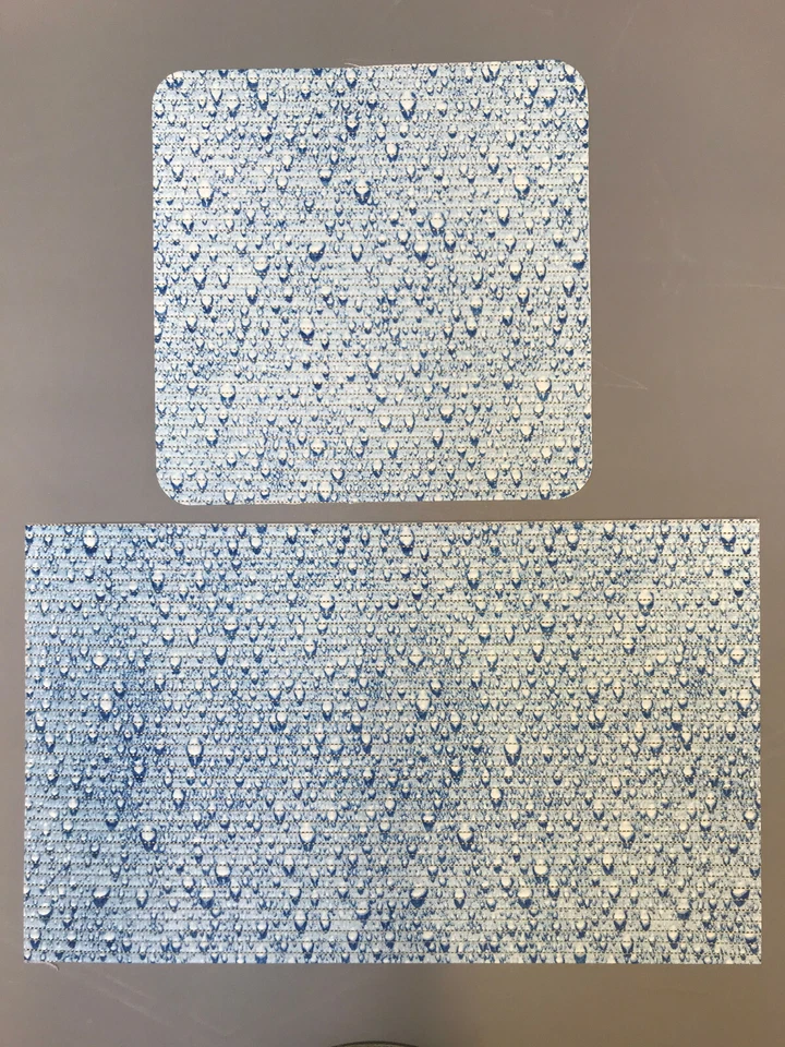 Badematten Badvorleger WATER DROP Set 2tlg geschäumt waschbar - Made in Germany - Bild 1 von 1