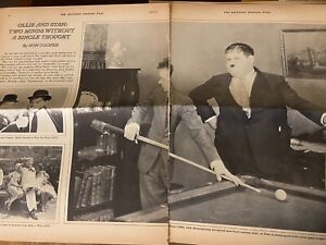 Laurel and Hardy, Four Page Vintage Clipping