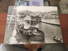 FOTOGRAFIA PORTO DI GENOVA-BATTELLO STAMPALIA