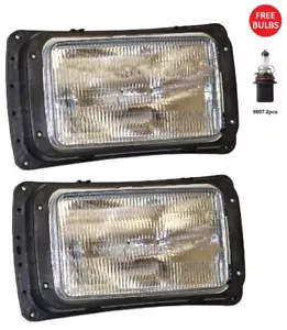 New Headlight PAIR FOR 1991 1992 1993 1994-2004 Mack RD 600 688 690S CH 613 600 - Picture 1 of 2
