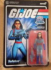 unpunched Baroness G.I. Joe Glow Patrol Super 7 Reaction Action Figure