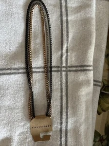 3MM 16"-60" GOLD-SILVER-BLACK PLATED STAINLESS STEEL SMOOTH 3 BOX ROPE NECKLACES - Picture 1 of 6