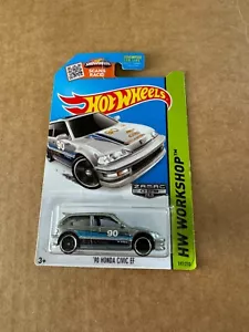 Hot Wheels ZAMAC 2015 '90 Honda Civic EF HW Workshop #197/250 E84 - Picture 1 of 1