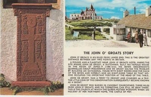 UK - Grave of John de Groot, Caithness (Postcard) 1960's - Picture 1 of 2