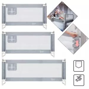 150/180/200 cm Toddler Bed Rail Safety Guards Baby Protection Adjustable Height - Picture 1 of 22