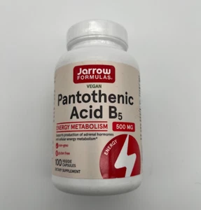 Jarrow Formulas, Pantothenic Acid B5, 500mg, 100 Veg. Kapseln - Bild 1 von 1