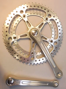 Sugino Mighty Comp. - 171 43.56 Chainset / NOS bicycle L'eroica - Picture 1 of 9