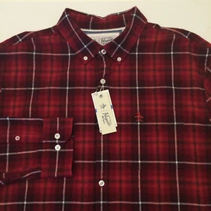 Original Pinguin Karohemd Rot Langarm Herren XL - Bild 1 von 10