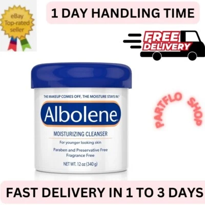 Crema hidratante facial Albolene, limpiador facial - 12 oz Foto 1 de 2