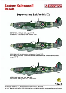 TM48034 Techmod 1:48 Supermarine Spitfire Mk.IXc - Picture 1 of 4