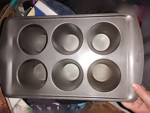 wilton 6 muffin alu backform vg basic tief - Bild 1 von 1