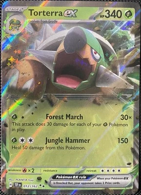 Torterra ex 012/162 Sv05: Temporal Forces Holo - Pokémon Card - Image 1 of 2