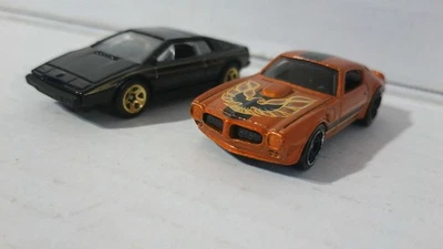 Hot Wheels Pontiac Firebird 16/50 & Lotus Espirit S1 2014 Black - Image 1 of 4