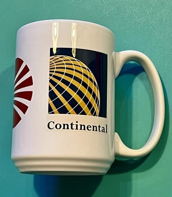 CONTINENTAL AIRLINES BIG COFFEE MUG - Image 1 of 4
