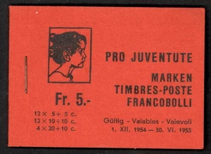 Svizzera 1954; libretto "Pro Juventute" nuovo, completo, in ottime condizioni. - Foto 1 di 2