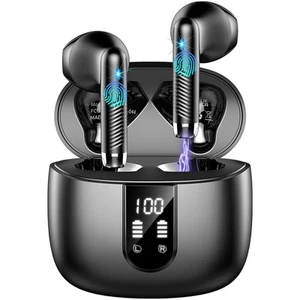 Écouteurs Bluetooth Étanche Bluetooth 5.3 Casque Antibruit Sans Fil Neuf - Photo 1 sur 8