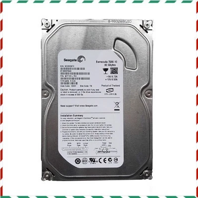 Original Seagate 80GB ST380815AS 7200RPM SATA 3.5" HDD Hard Disk Drive - Image 1 of 4
