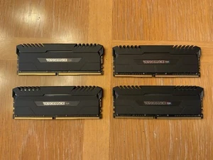 Corsair Vengeance RGB 32GB (4x8GB) DDR4 RAM 3000MHz CMR16GX4M2C3000C15 - Picture 1 of 2