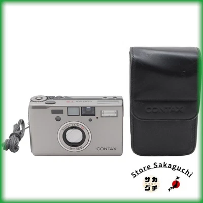 Doppelte Zähne [neuwertig] Contax T3 titansilberne analoge Kleinbildkamera au... - Bild 1 von 4