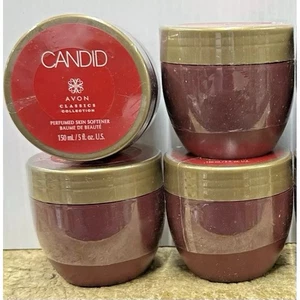 4 Avon Candid Perfumed Cream Skin Softener Moisturizer Soft Smooth 5oz - Picture 1 of 1