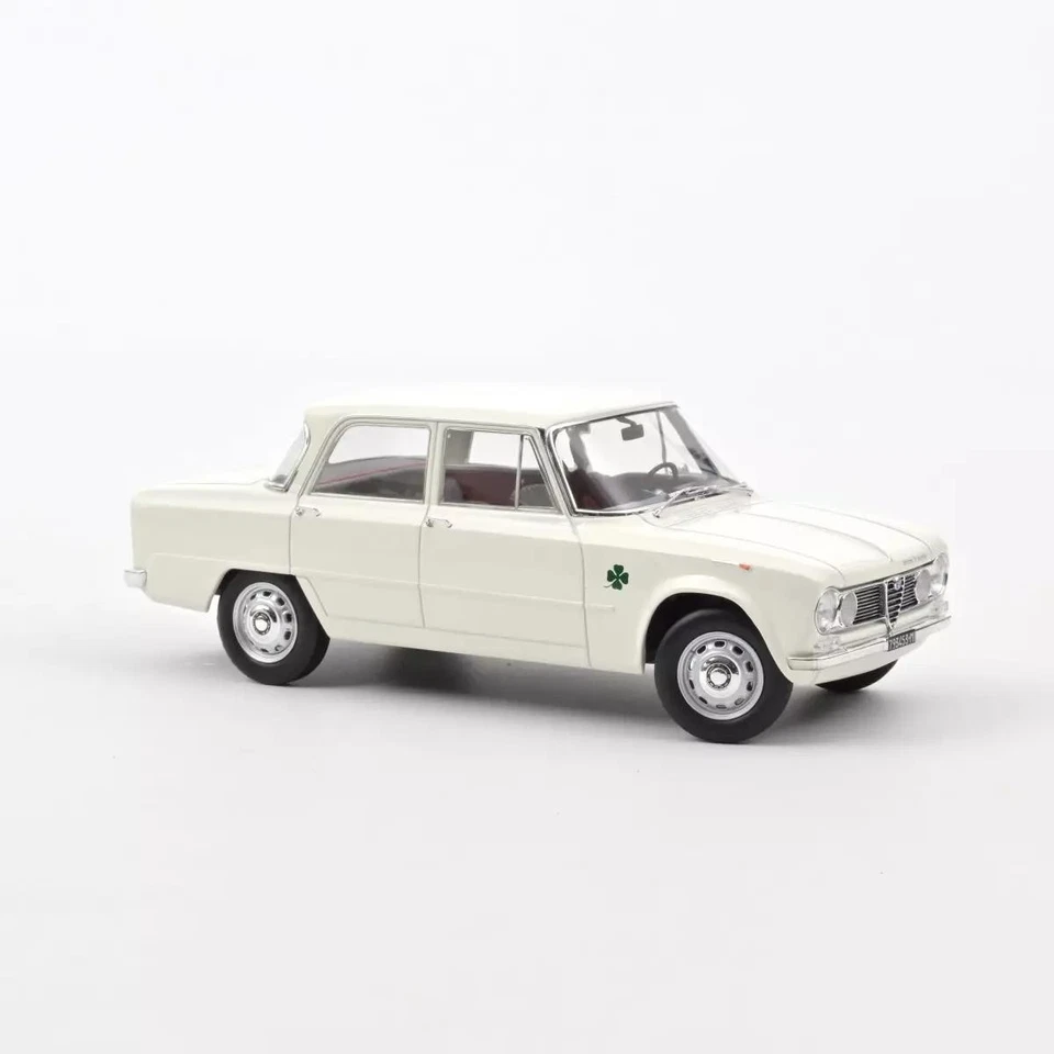 Norev 187970 1/18 Alfa Romeo Giulia TI Super 1963 Modello Auto Diecast Bianca
