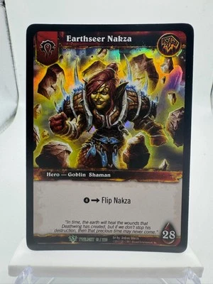 World of Warcraft TCG Twilight Foil Hero Earthseer Nakza - Image 1 of 2