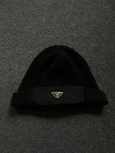 PRADA Beanie Hat Wool - Picture 1 of 5