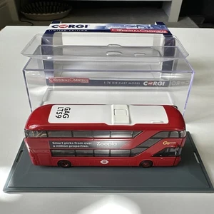 Corgi 1:76 Scale OM46610A New Bus For London Go-Ahead London Red Zoopla - Boxed - Picture 1 of 19