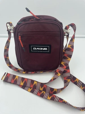 Bolsa tiracolo DAKINE marrom com alça amarela e laranja BOLSA DE CAMPO nova sem etiquetas - Imagem 1 de 4