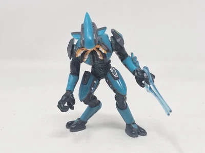 Mini figura de élite Halo 2 Joyride azul verde azulado Elite de 3" con espada Enery  Foto 1 de 3