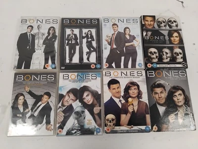 Bones Seasons 1-8 DVD Box Set Bundle Complete TV Series Drama Crime Untested Set - Image 1 of 4