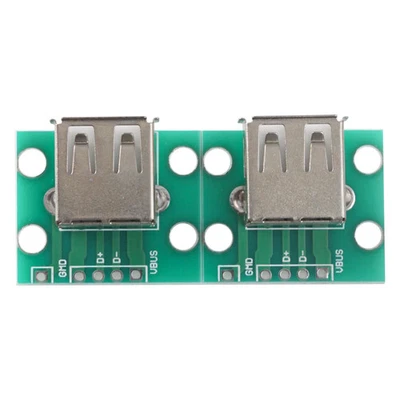 2PCS Mini USB 2.0 Femmina a 5Pin Connettore USB Modulo Adattatore Convertitore PCB - Immagine 1 di 4
