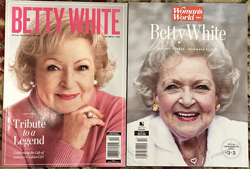 Lots Of Centennial Icons + Woman’s World Tribute Betty White Magazine Foto 1 de 1