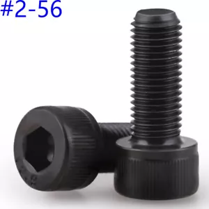 Tornillos de cabeza hexagonal de acero de aleación de alta resistencia #2-56 pernos DIN 912 - Imagen 1 de 4