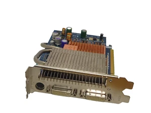 GIGABYTE GeFORCE 7600GT 256MB DDR3 PCI-E GRAPHICS CARD 2x DVI S-VIDEO #GK11482 - Picture 1 of 2