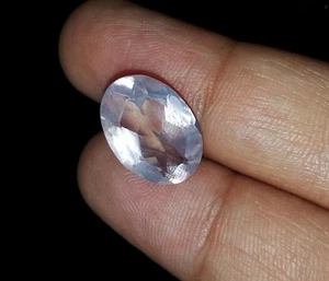 Piedras preciosas sueltas de cuarzo rosa 100 % natural de 5,02 quilates forma ovalada para anillo gema certificada - Imagen 1 de 7