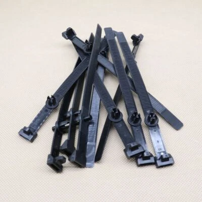 New For Mercedes Benz Push Mount Cable Wire Tie 114-997-02-90 with clip Qty 30 Foto 1 de 4