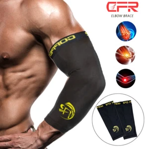 Elbow Support Brace Copper Compression Sleeve Joint Arm Arthritis Arm Joint Pain - Picture 1 of 17