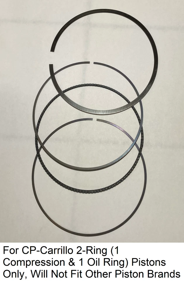 10-19 Yamaha YZ450F CP Carrillo 97mm Ring Pack CPN2-2-3819 MX1068 MX1070 MX1069 - Image 1 of 1