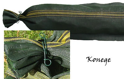 100 Silosäcke 25cm x 1,00m mit Griff und Bindedraht Hochwasserschutz Sandsack - Bild 1 von 3