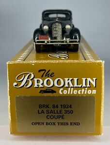 BROOKLIN 1/43EME BRK84 LA SALLE 350 COUPÉ  1934 BLACK 