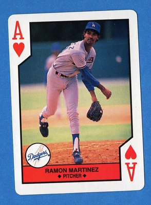 1990 US Playing Cards Major League All-Stars Ramon Martinez #AH - Image 1 of 3