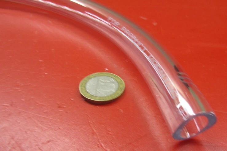 PVC Tubing, Clear, 3/4" OD x 1/2" ID x 1/8" Wall x 25 Foot Coil - Image 1 of 4